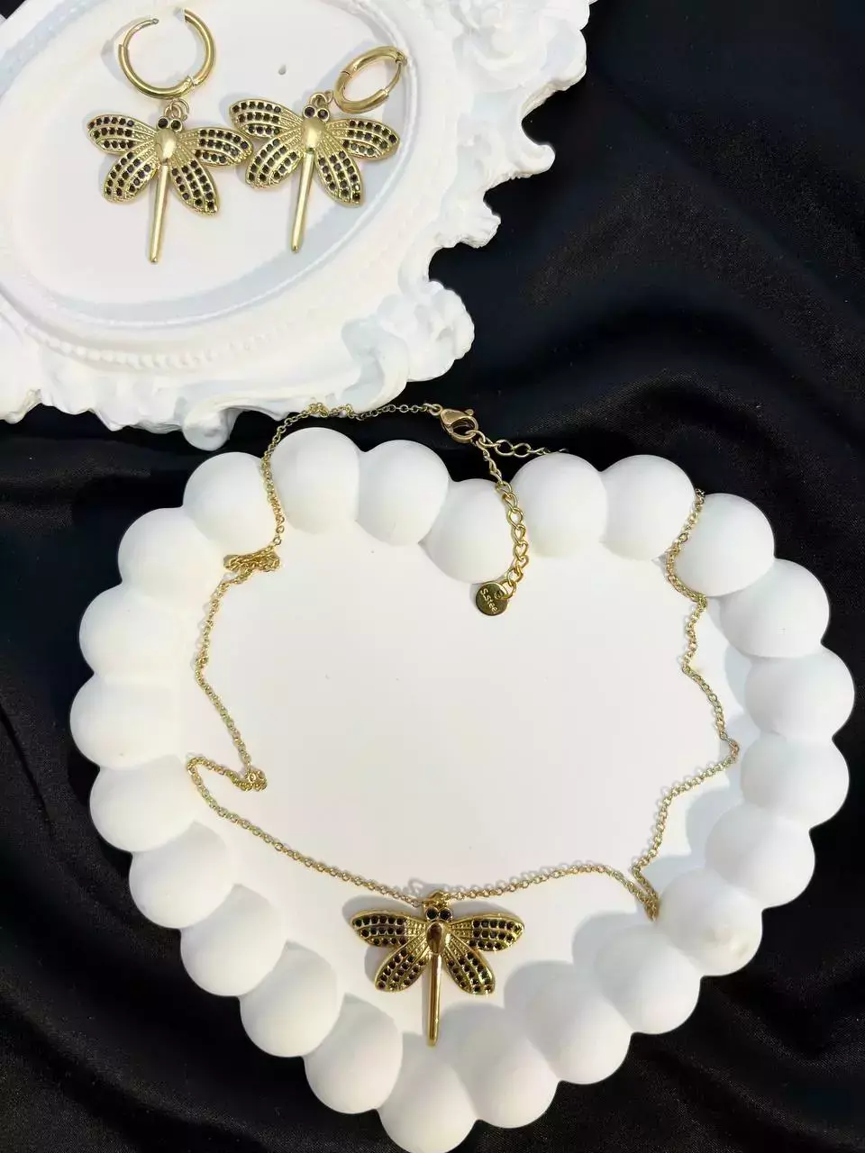 Komplet ze stali "Blask Ważki"