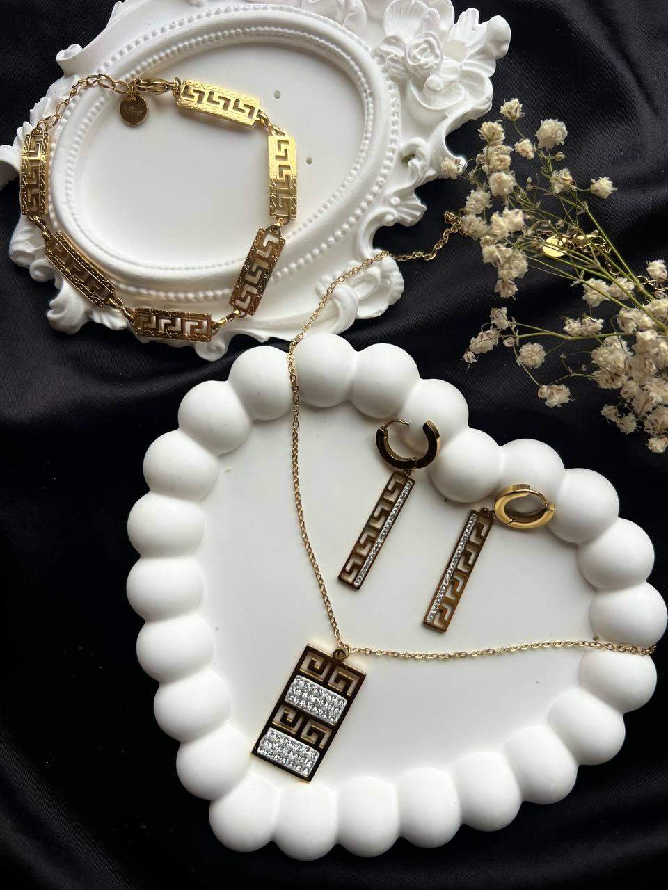 Komplet ze stali "Greckie Inspiracje"