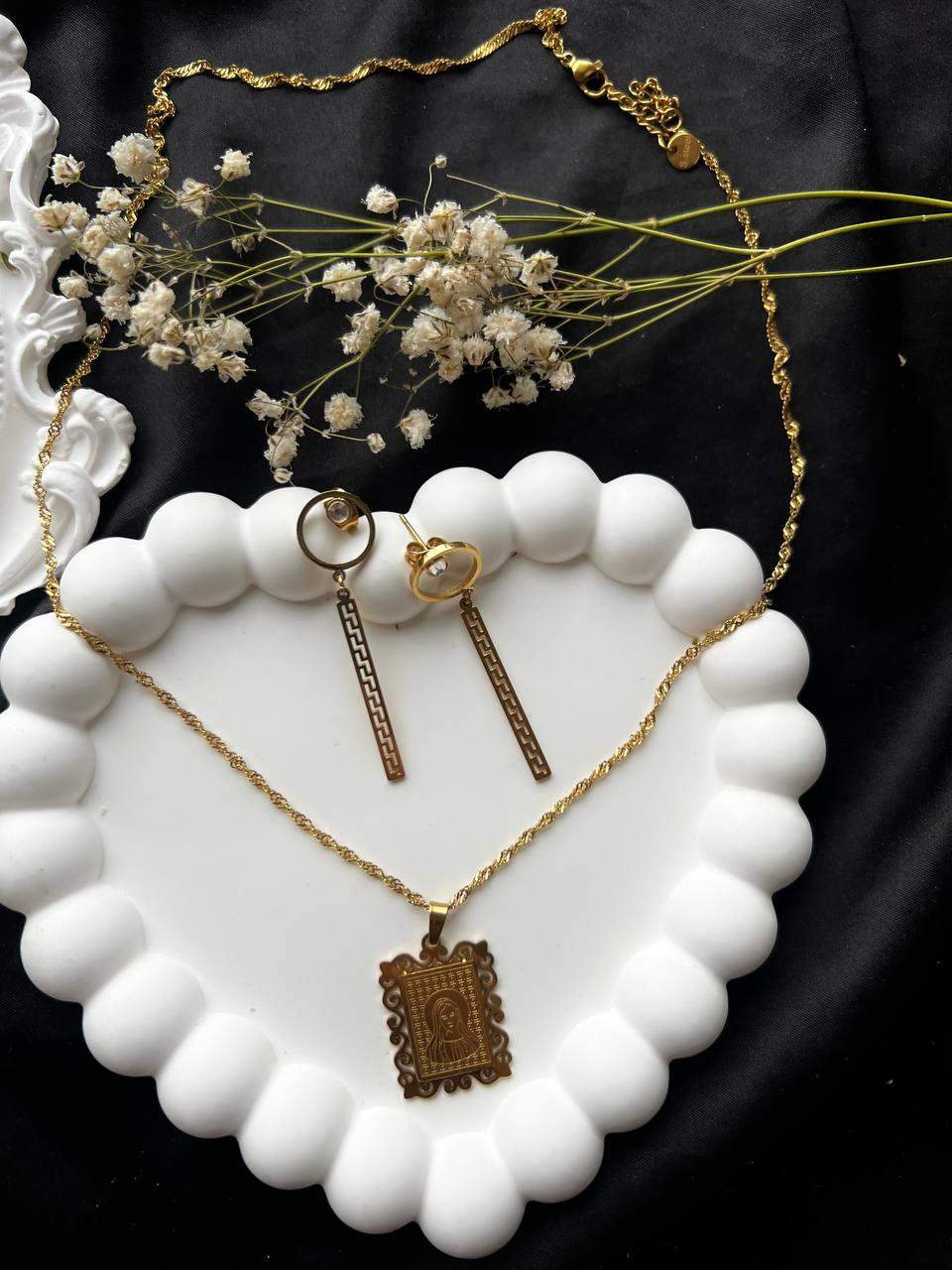 Komplet ze stali "Boża Matka"