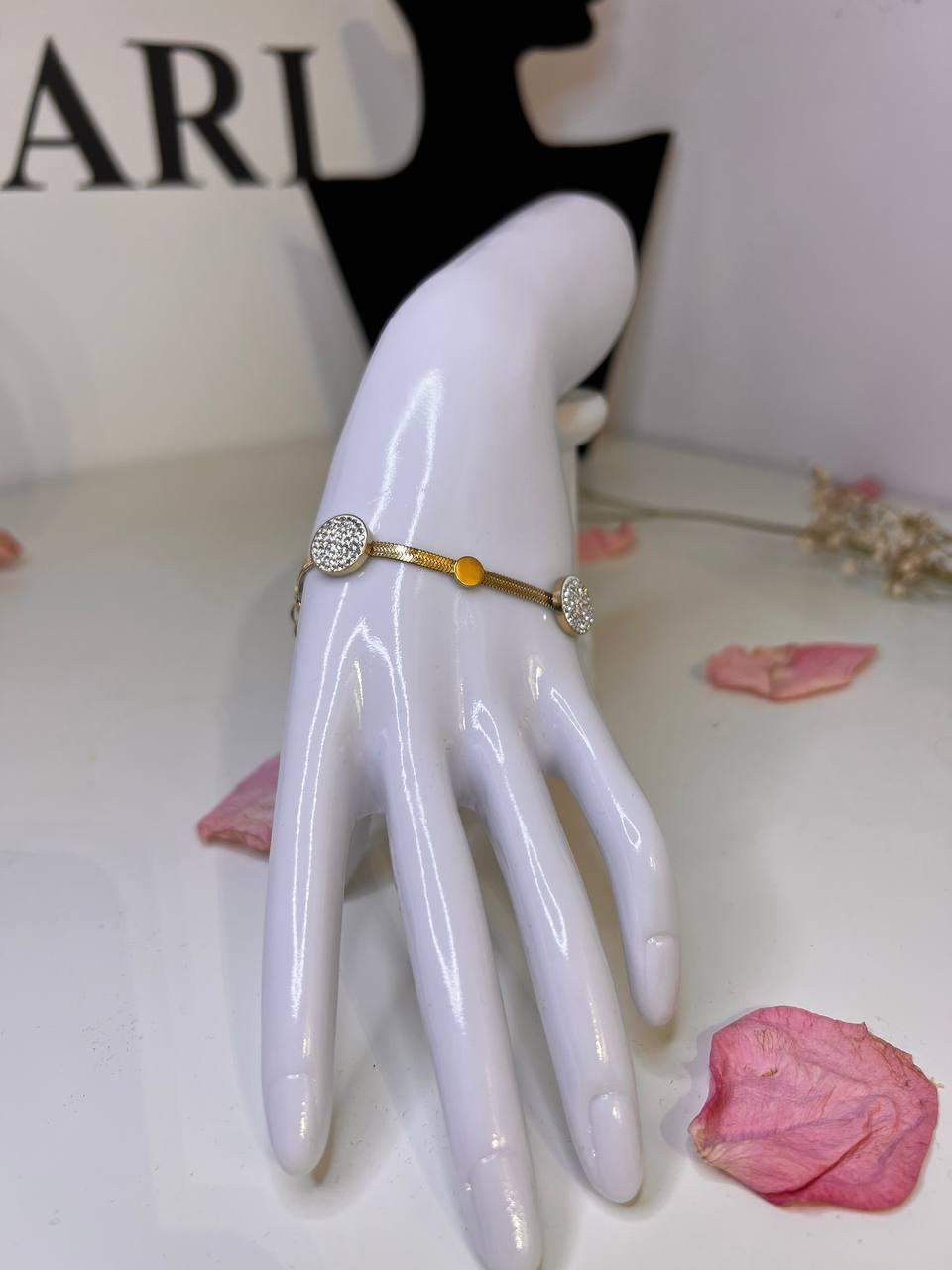 Bransoletka ze stali „Koła Stylu”