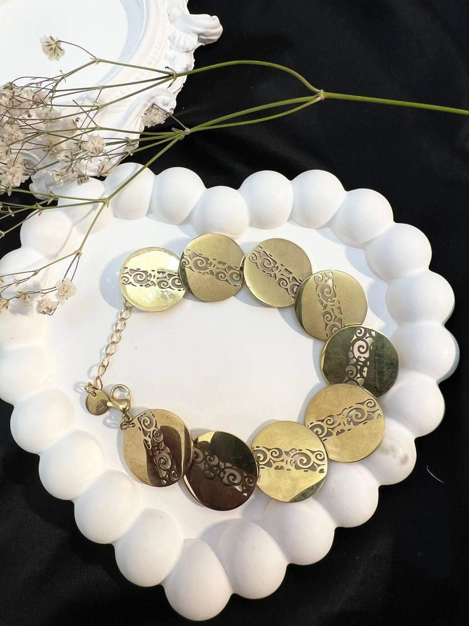 Bransoletka ze stali „Blaszki Stylu”