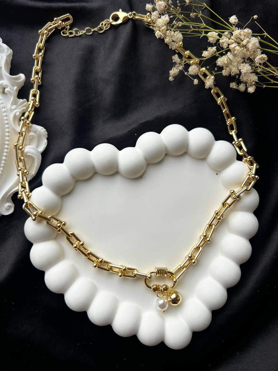 Naszyjnik ze stali „Gruby Łańcuszek Trend”