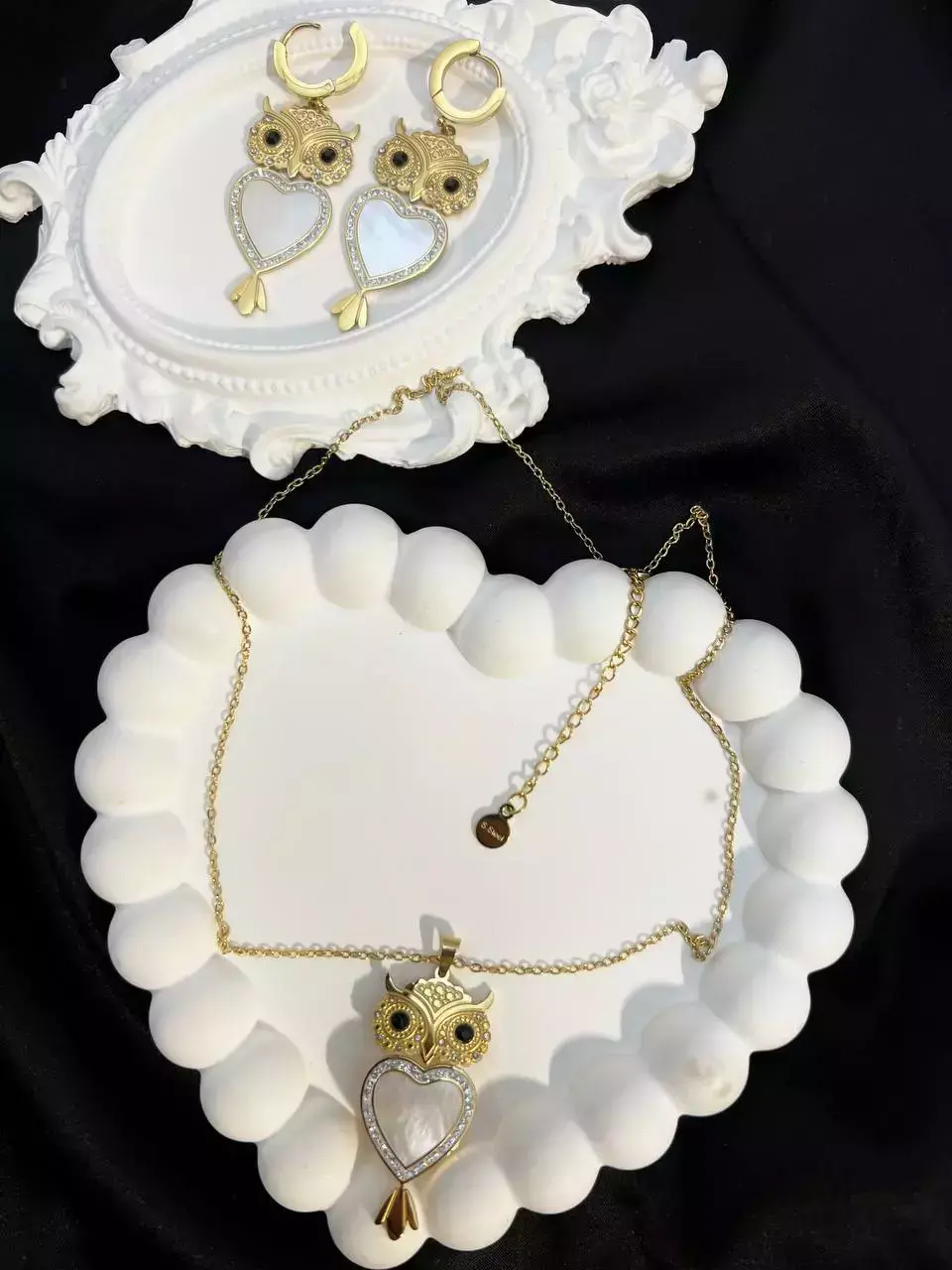 Komplet ze stali "Mądra Sowa"