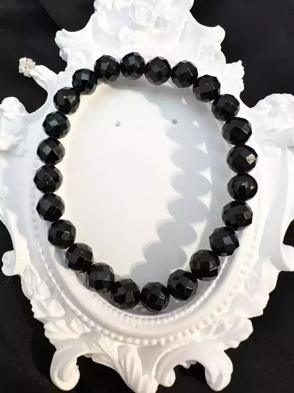 Bransoletka z czarnego turmalinu „Ochronna Moc” 8,5 mm