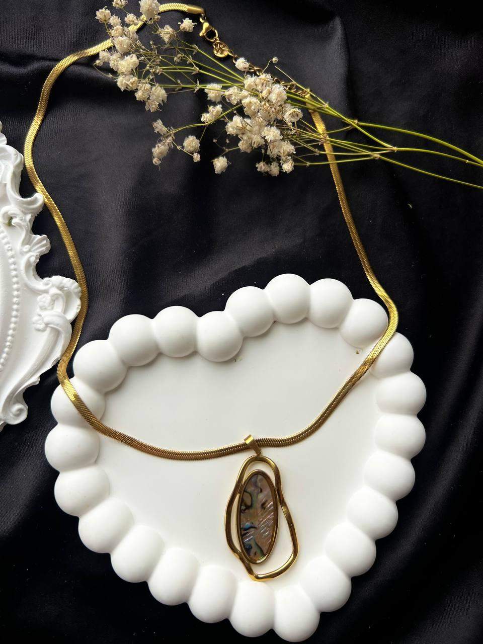 Naszyjnik ze stali „Boho Styl”