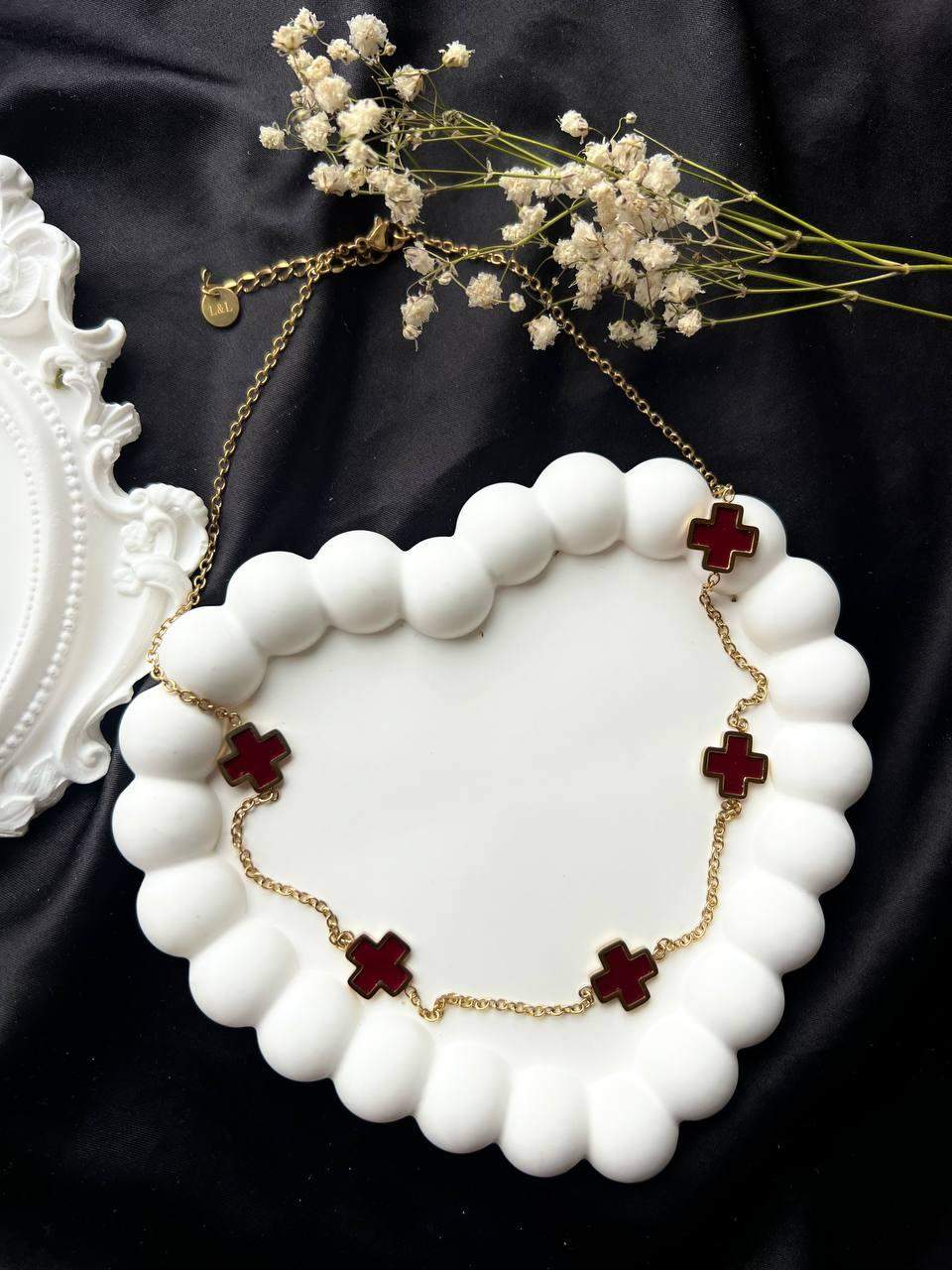 Naszyjnik ze stali „Szlachetny Blask”