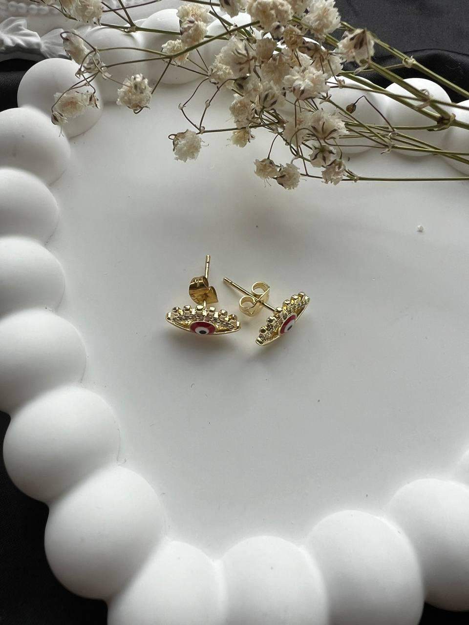 Kolczyki ze stali Oko Proroka klasyczne