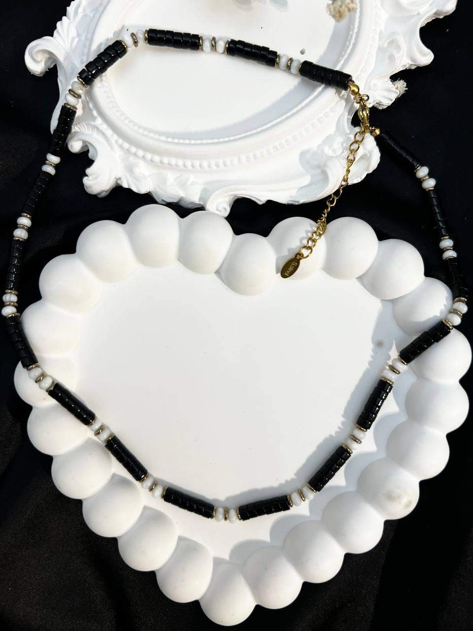 Naszyjnik z onyksu „Cicha Siła”